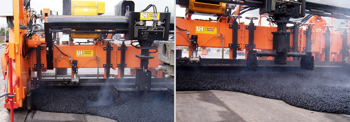 Стандартные укладчики литого асфальта